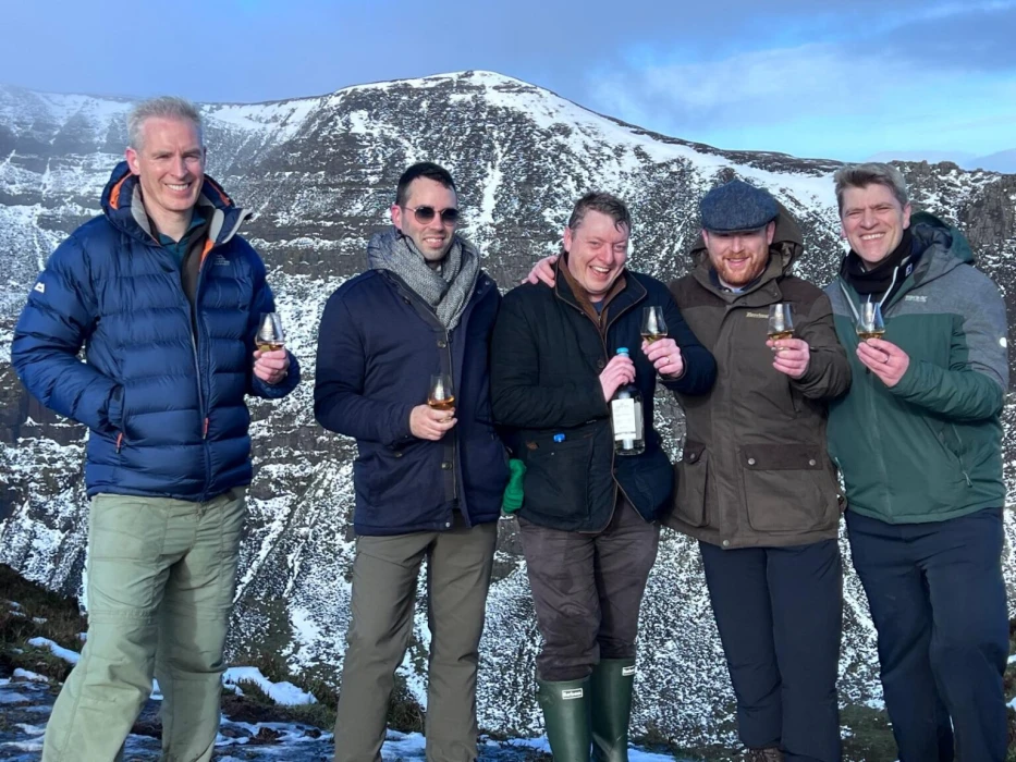 Legacy cask members kickstart the New Year with a hike up Coumshingaun