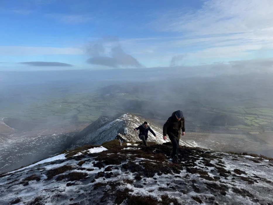 Legacy cask members kickstart the New Year with a hike up Coumshingaun