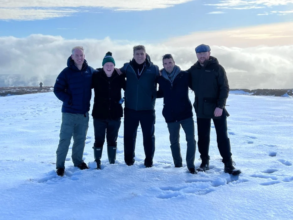 Legacy cask members kickstart the New Year with a hike up Coumshingaun